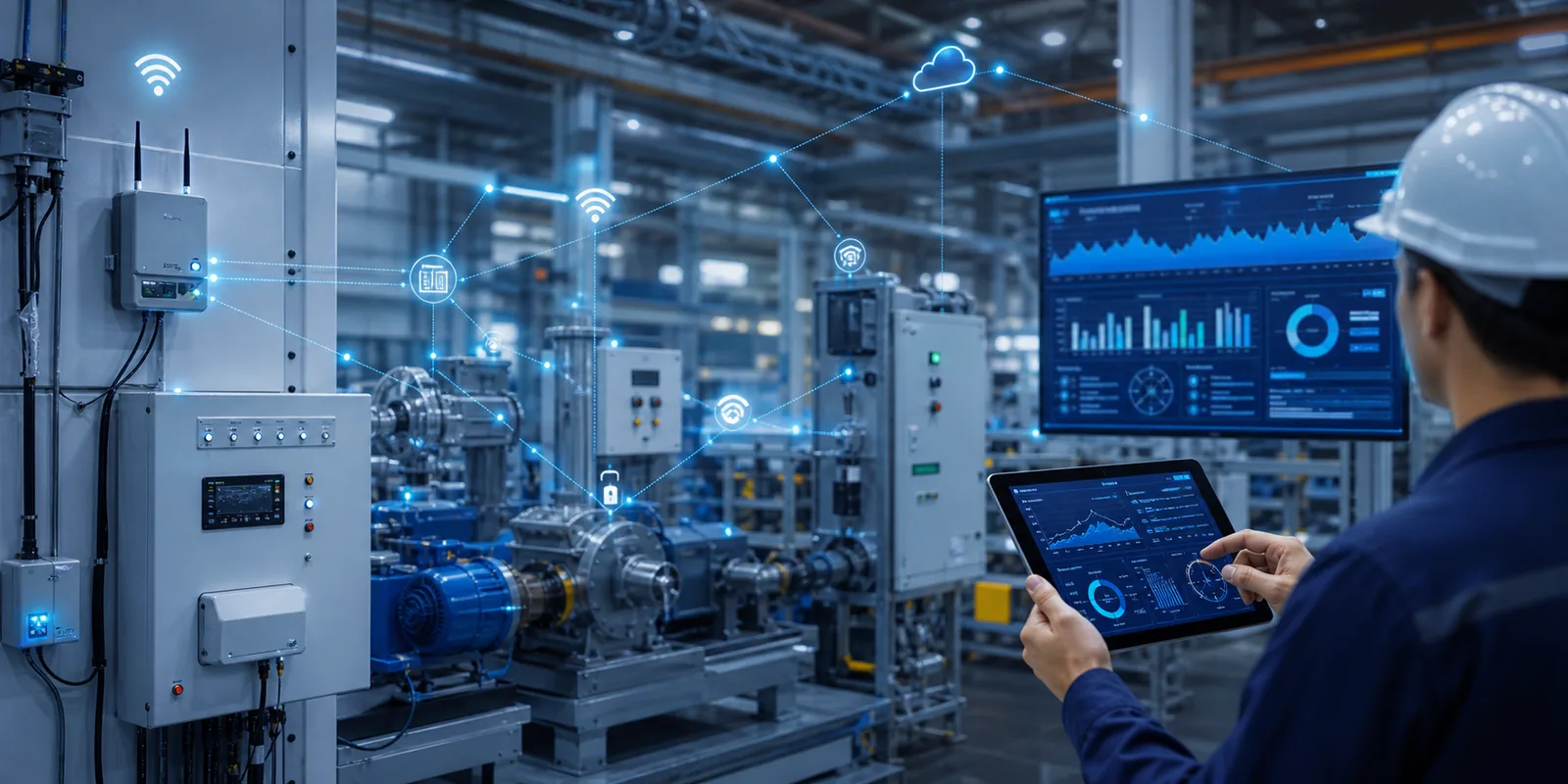 Connected industrial IoT monitoring ecosystem