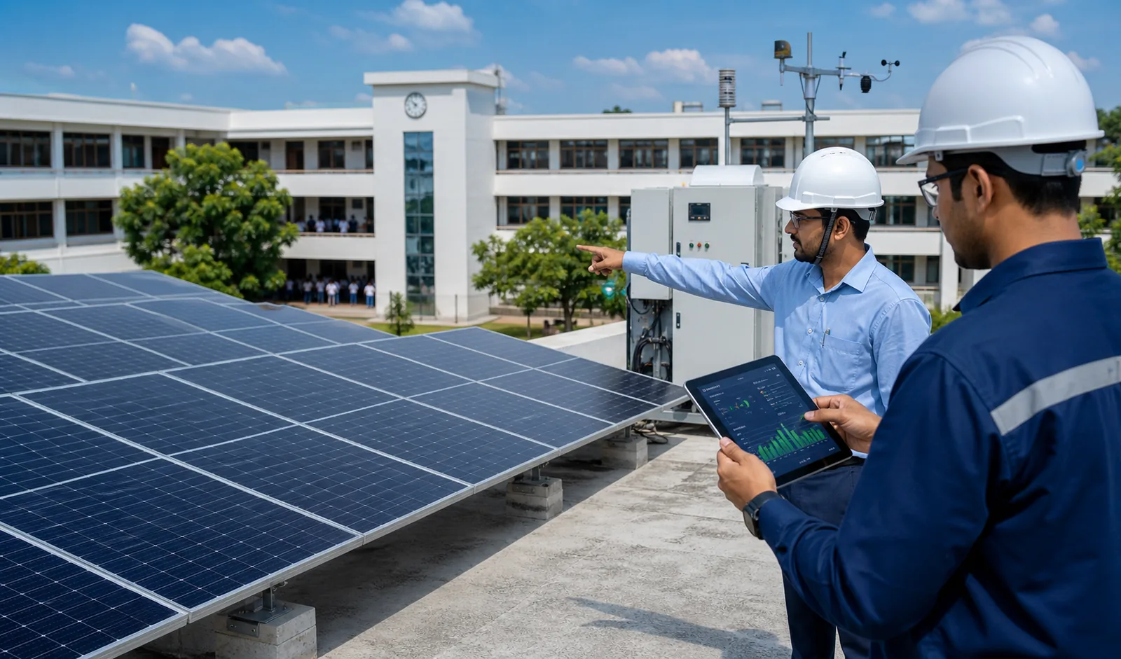Solar energy project for an educational institution